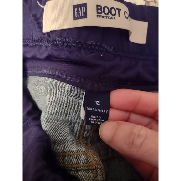 Gap Maternity Boot Cut Jeans Size 12 - Picture 4 of 6